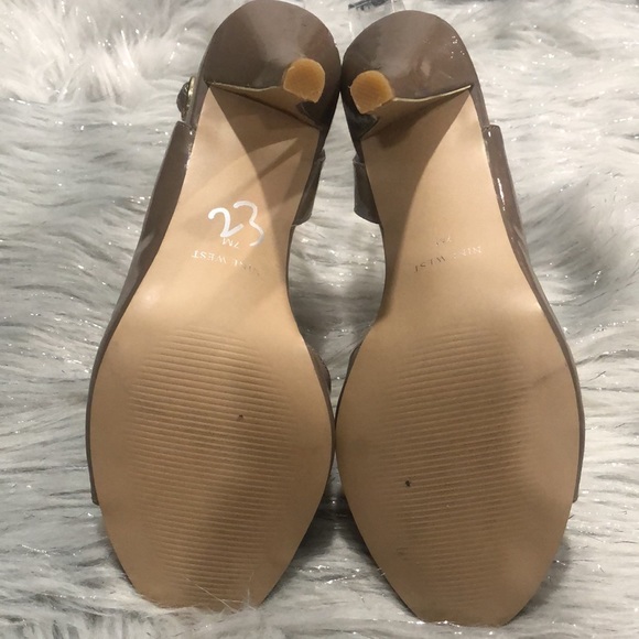 New Nine West Patent Leather Peep-Toe Heel - Picture 8 of 8